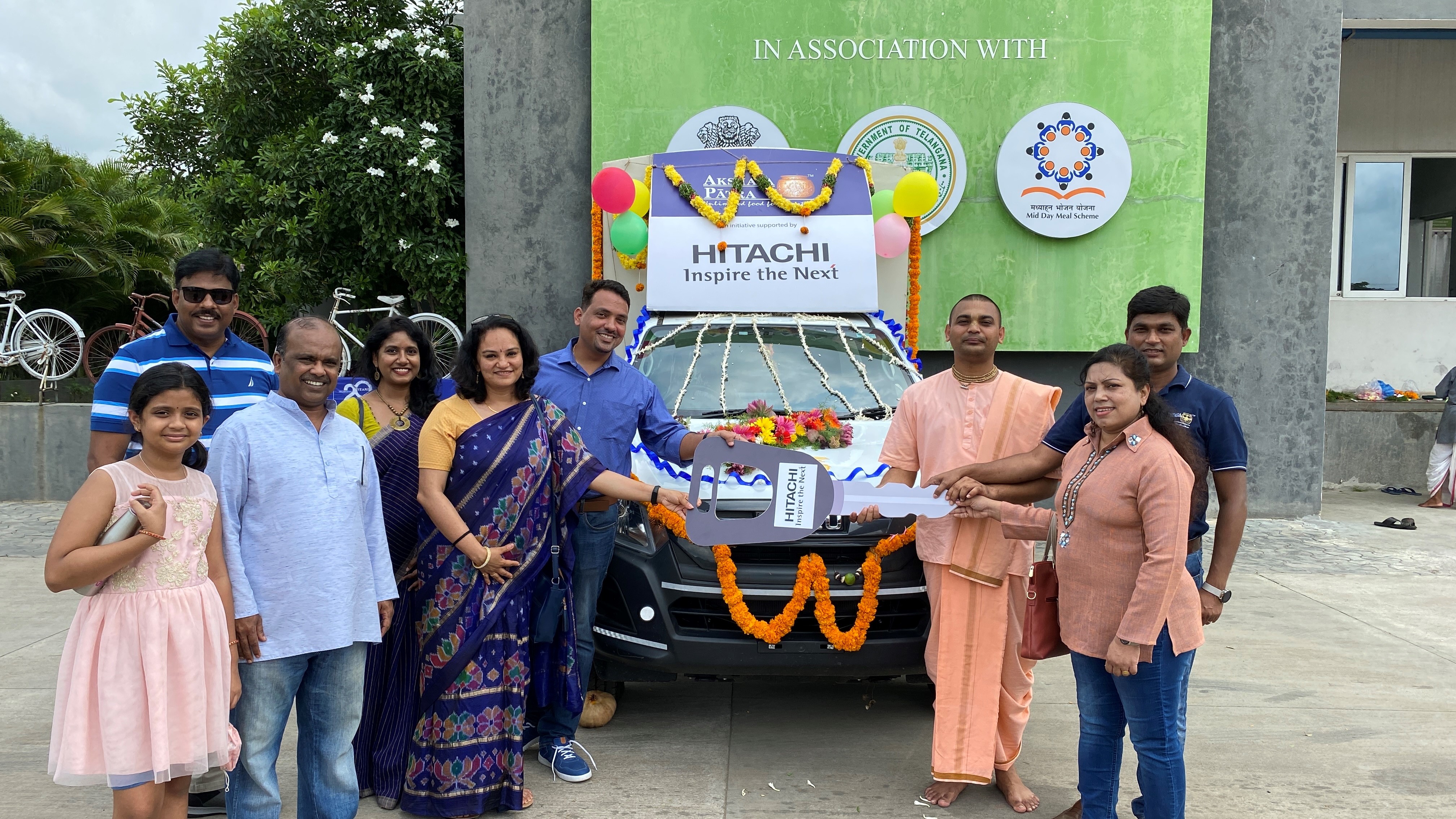 Hitachi Vantara Corporation Partners with Akshaya Patra; Donates a Delivery Vehicle for the Foundation’s Kitchen in Telangana